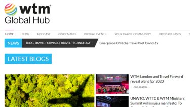 WTM Global Hub website