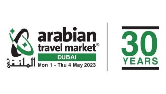 Arabian travel market 30 years anniversary logo