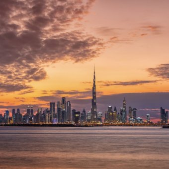 Burj Khalifa Dubai Sunset