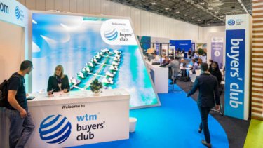 wtm buyers club stand at the wtm london event